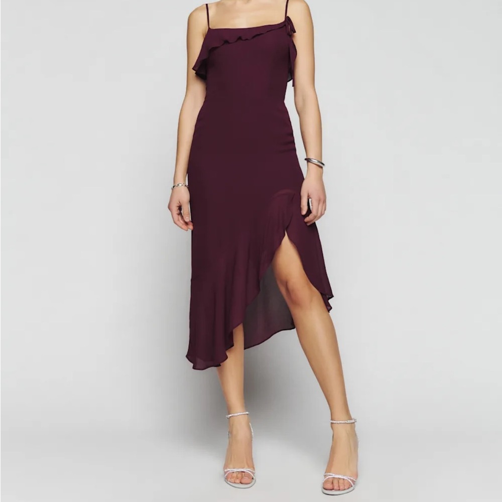 Reformation Liana Dress - Burgundy